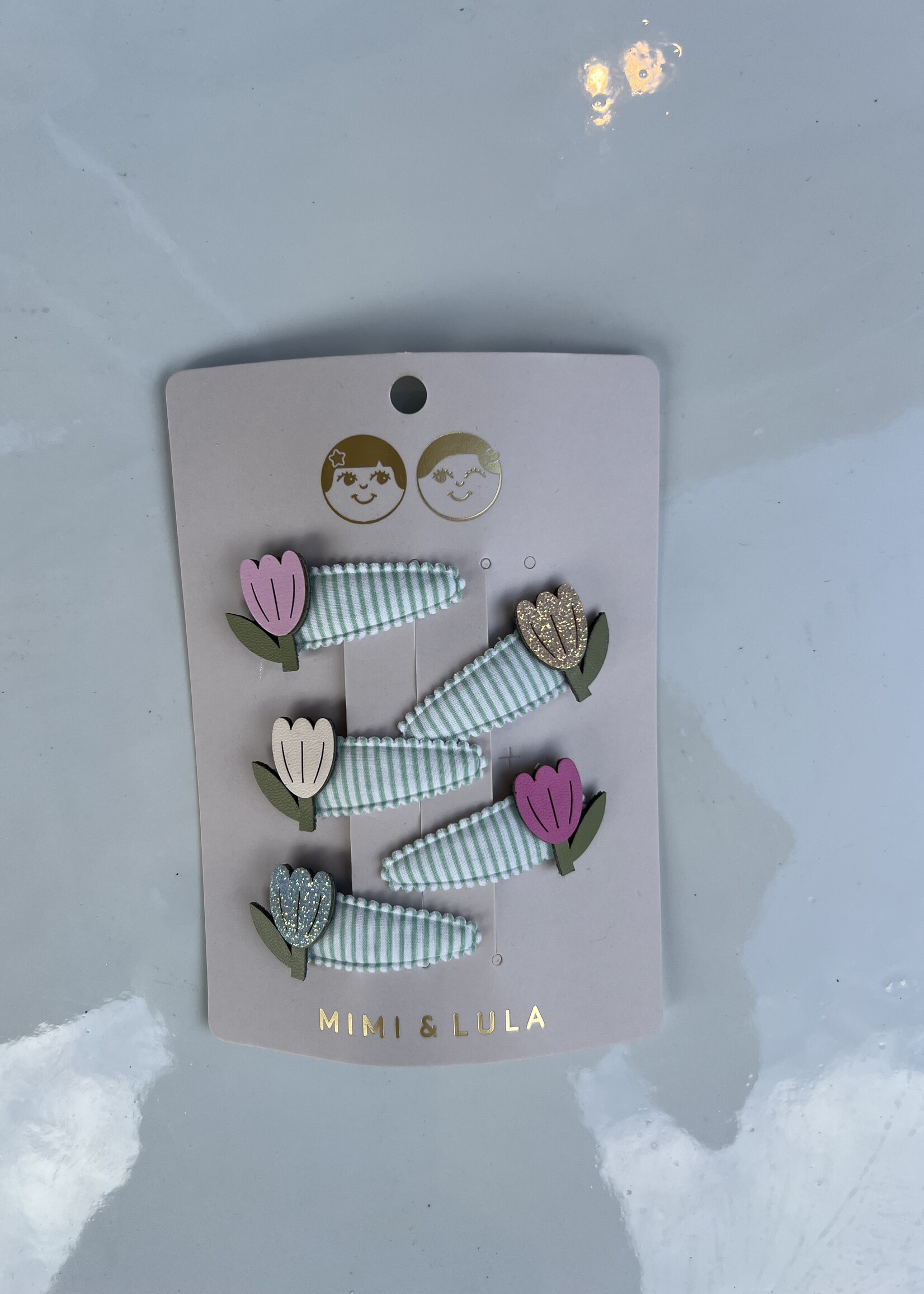 Mimi & Lula tulip stripe green