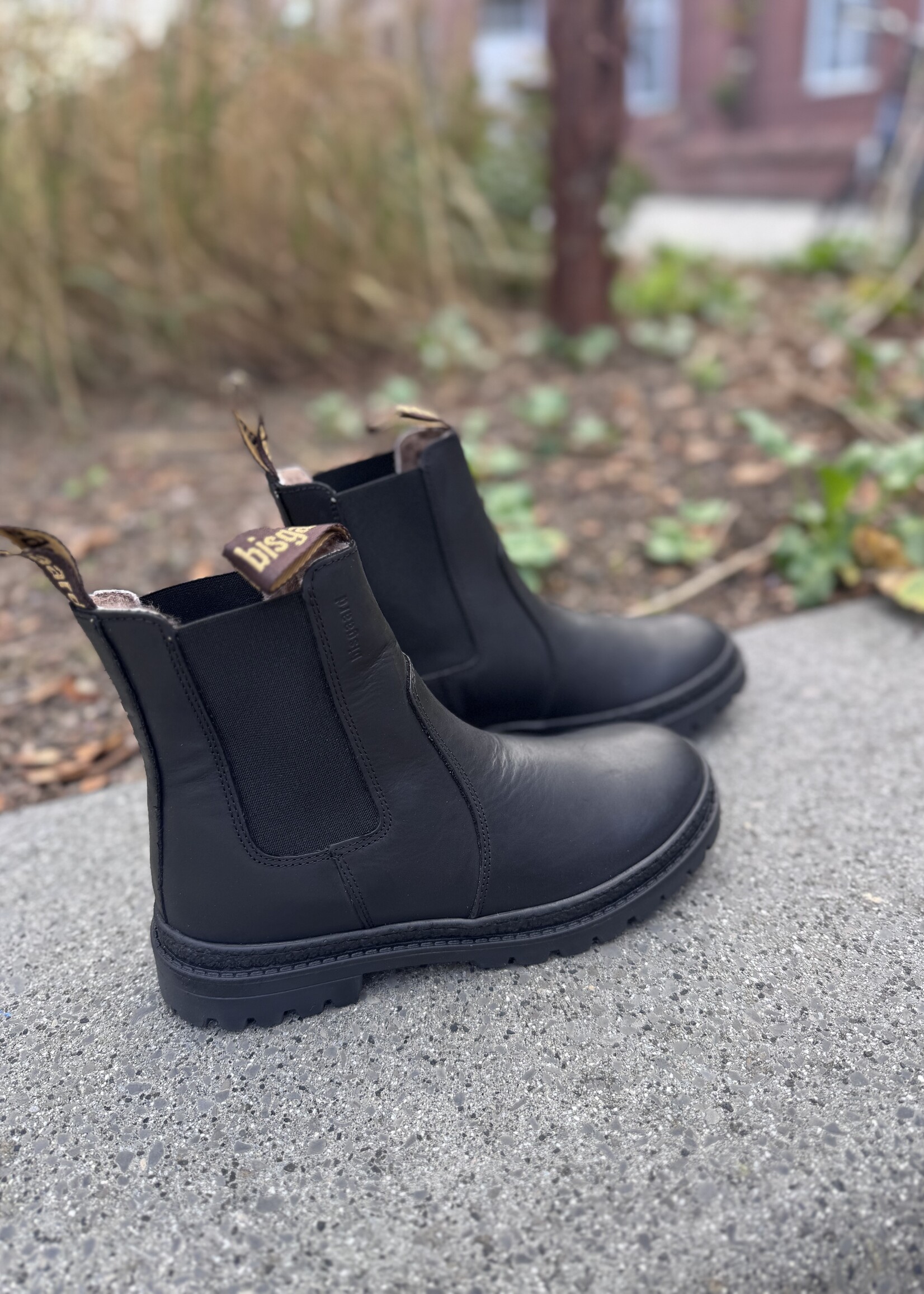Bisgaard 1037 Enkellaarsje neo Lamb Rustic Black