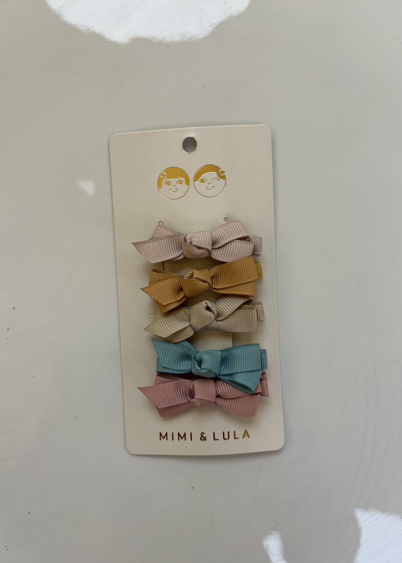 Mimi & Lula butterscotch mini florence bows