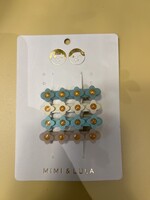 Mimi & Lula orchard pastel flower power salon clips