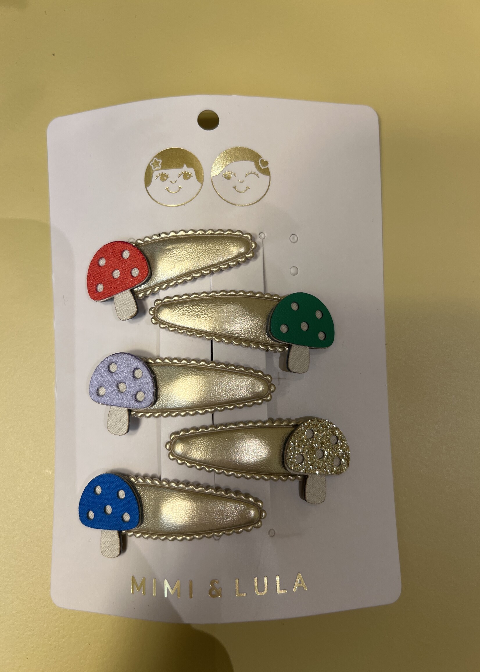 Mimi & Lula Toadstool mini mabel clips