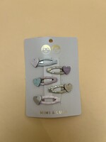 Mimi & Lula Teeny heart mini hair clips