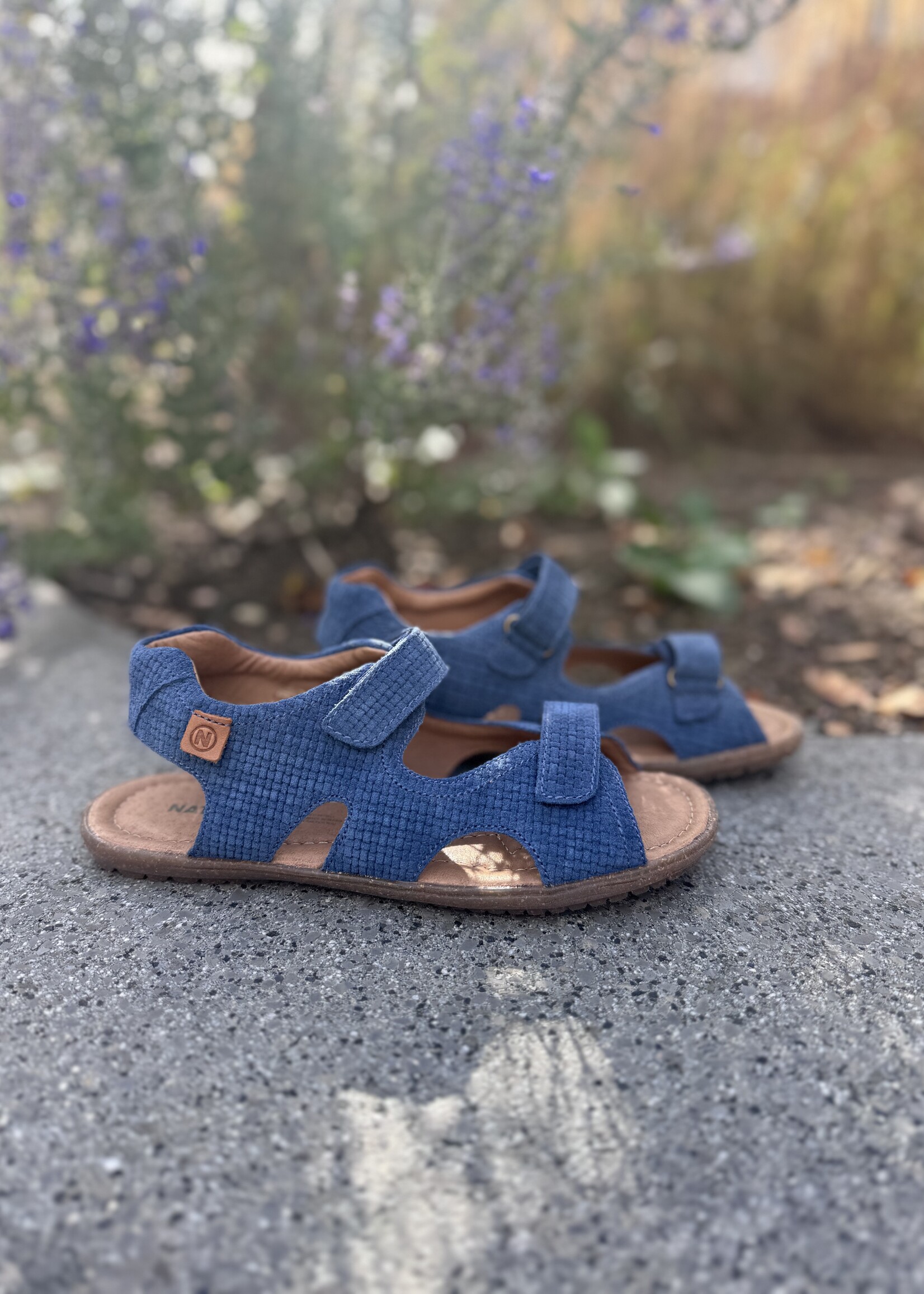 Naturino sky suede woven indigo