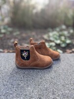 Pom d'api stand-up elast brod velours caramel