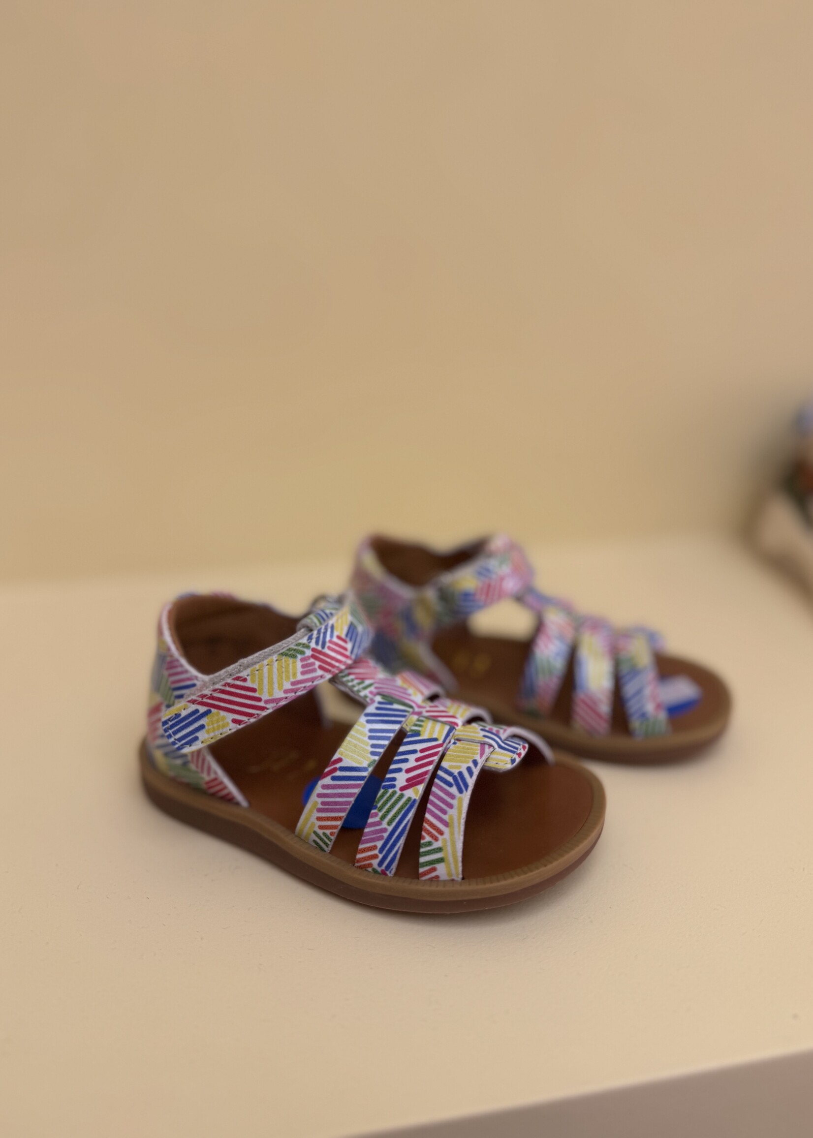 Pom d'api poppy strap print multi