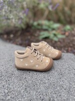 Naturino Naturino cocoon embr hearts suede sand