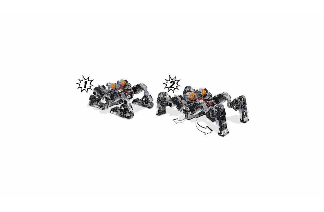 76086 DCC Super Heroes Knightcrawler tunnelaanval