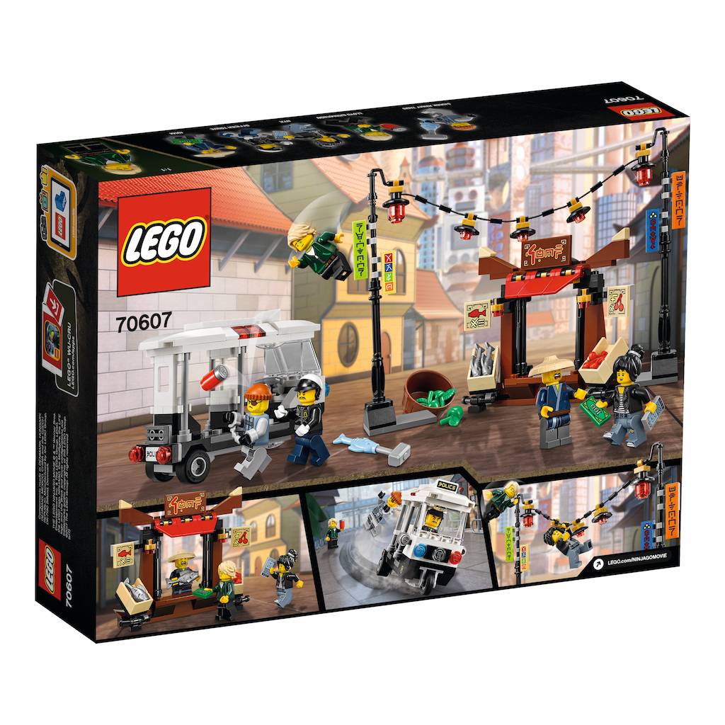 70607 Ninjago Movie NINJAGO achtervolging door de stad