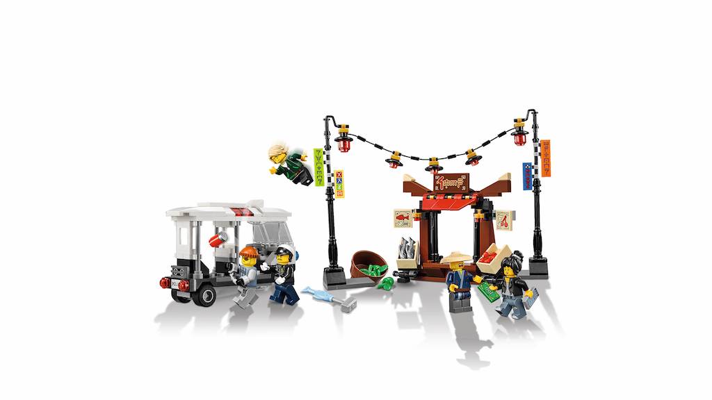 70607 Ninjago Movie NINJAGO achtervolging door de stad