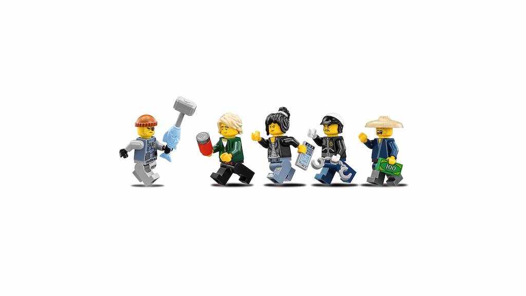 70607 Ninjago Movie NINJAGO achtervolging door de stad