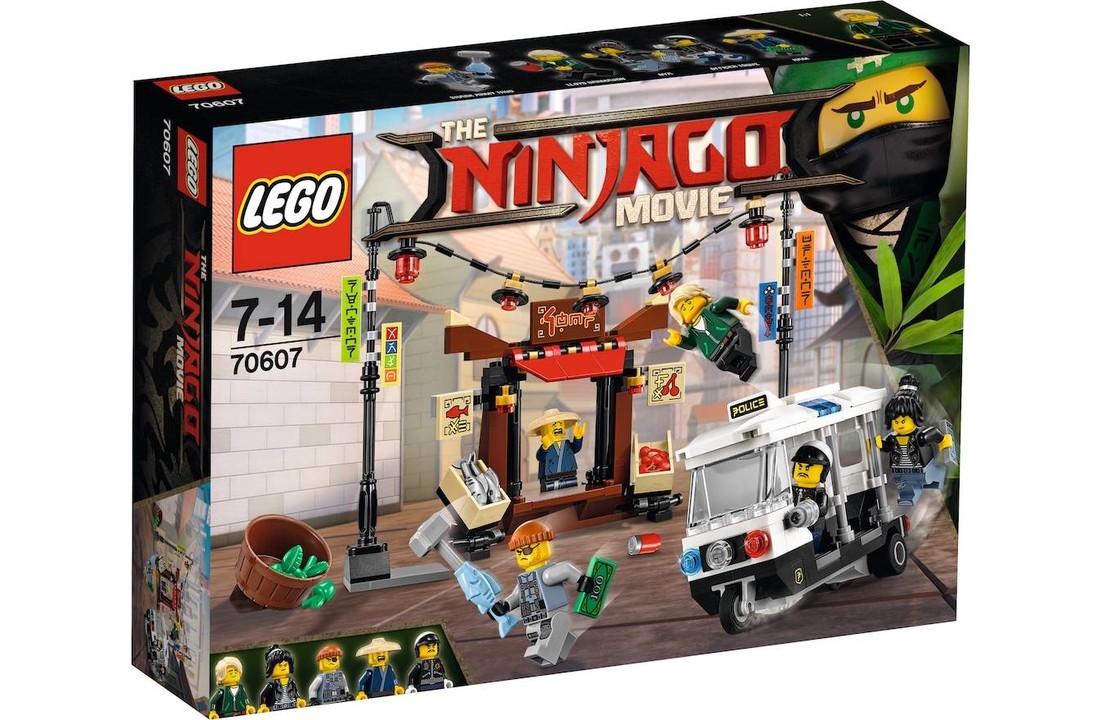 70607 Ninjago Movie NINJAGO achtervolging door de stad