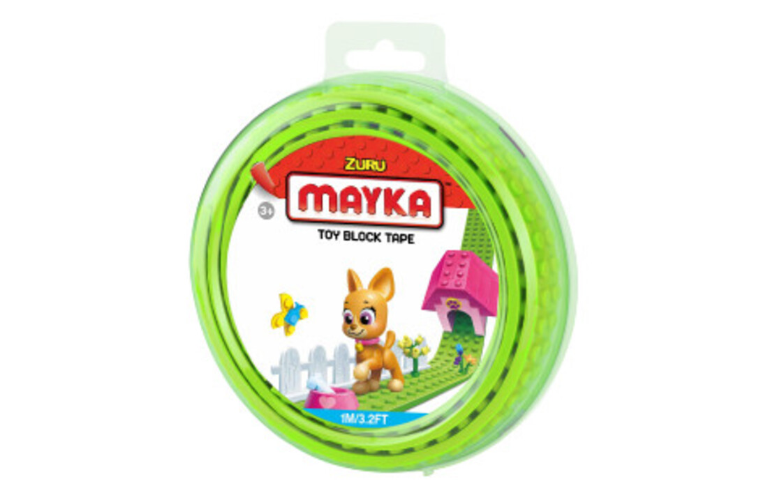Mayka Toy Block Tape Limegroen