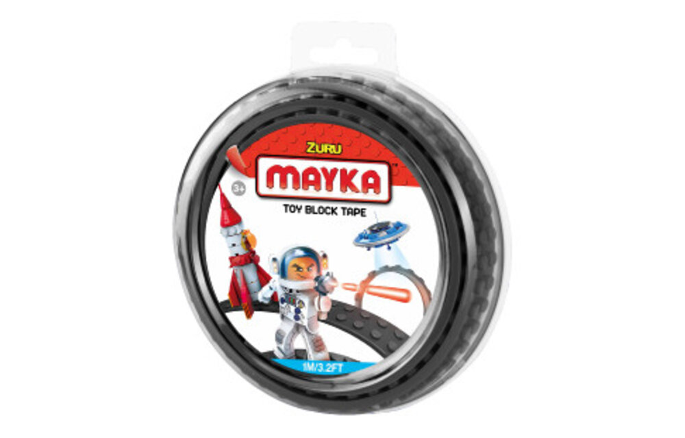 Mayka Toy Block Tape zwart