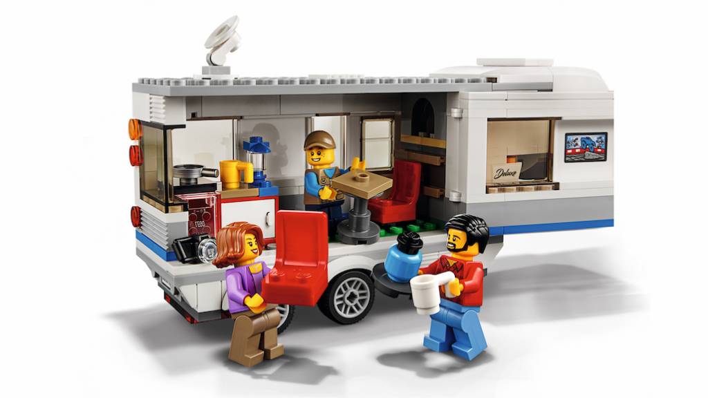 60182 City Pick-up truck en caravan