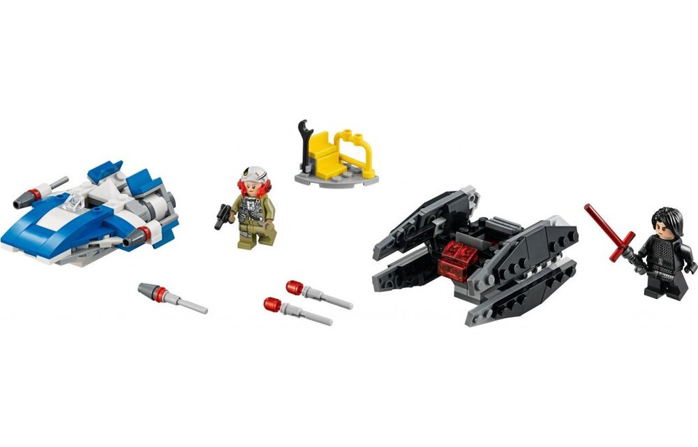 75196 Star Wars A-Wing vs. TIE Silencer Microfighter
