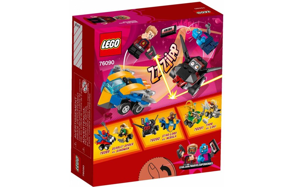 76090 Mighty Micros: Star-Lord vs. Nebula