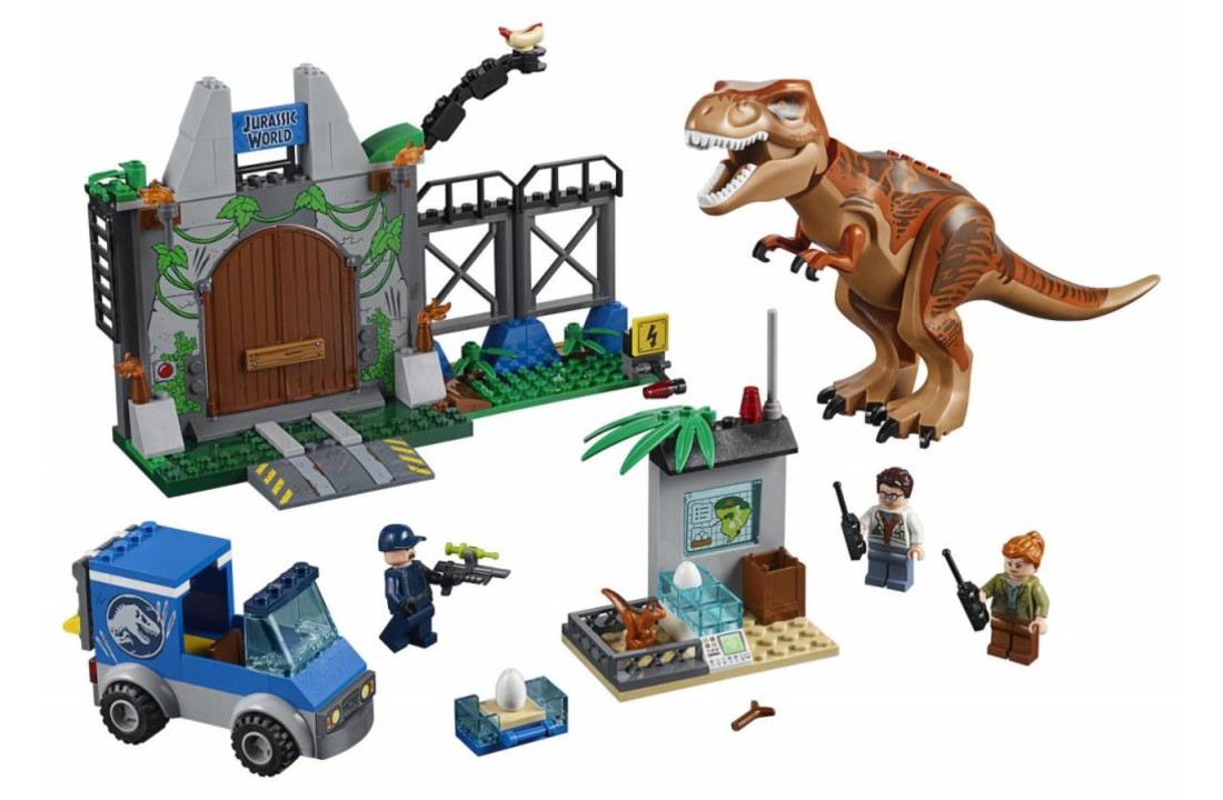 10758 Juniors Jurassic World T. rex ontsnapping