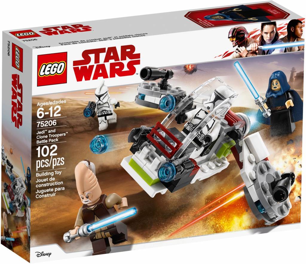 75206 Star Wars Jedi en Clone Troopers Battle Pack