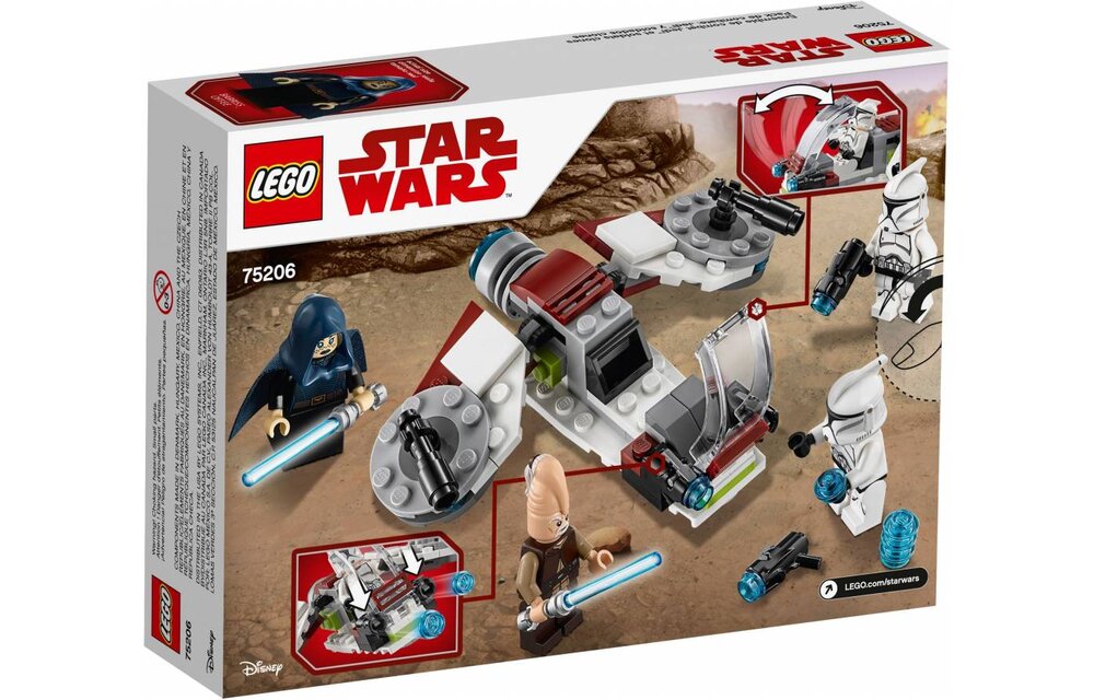 75206 Star Wars Jedi en Clone Troopers Battle Pack