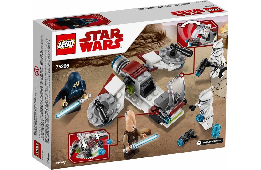 75206 Star Wars Jedi en Clone Troopers Battle Pack