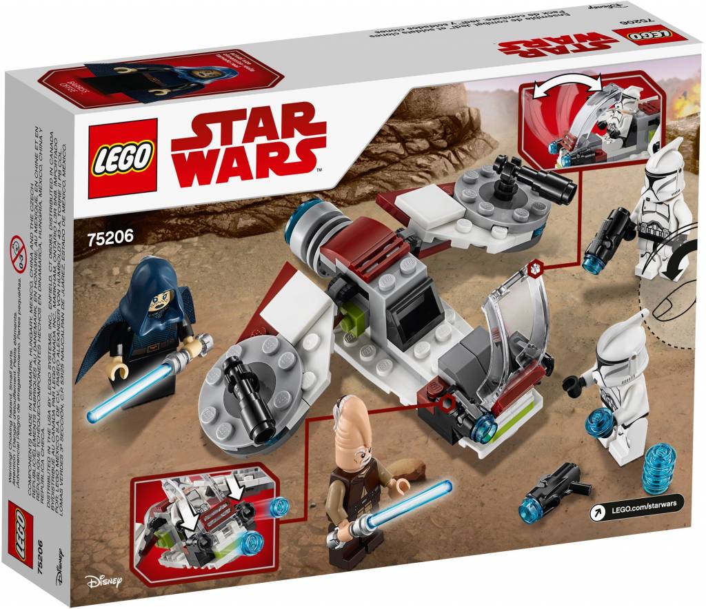 75206 Star Wars Jedi en Clone Troopers Battle Pack
