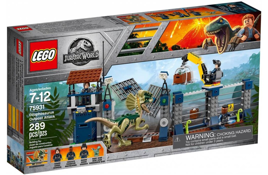 75931 Jurassic World Aanval op de uitkijktoren van Dilophosaurus