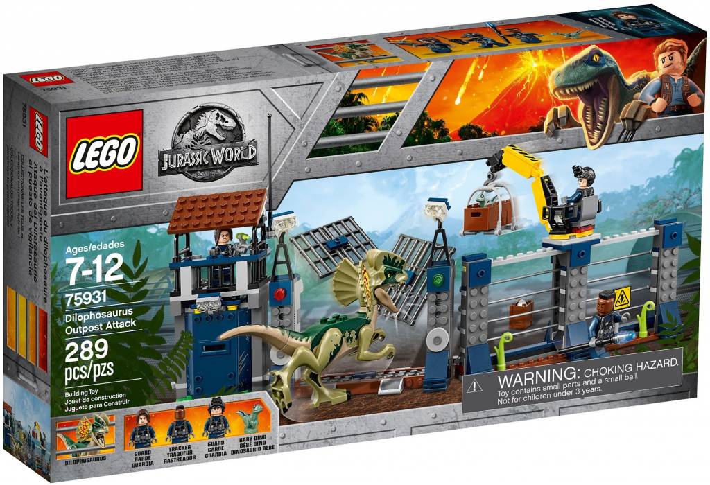 75931 Jurassic World Aanval op de uitkijktoren van Dilophosaurus