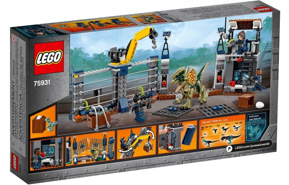 75931 Jurassic World Aanval op de uitkijktoren van Dilophosaurus