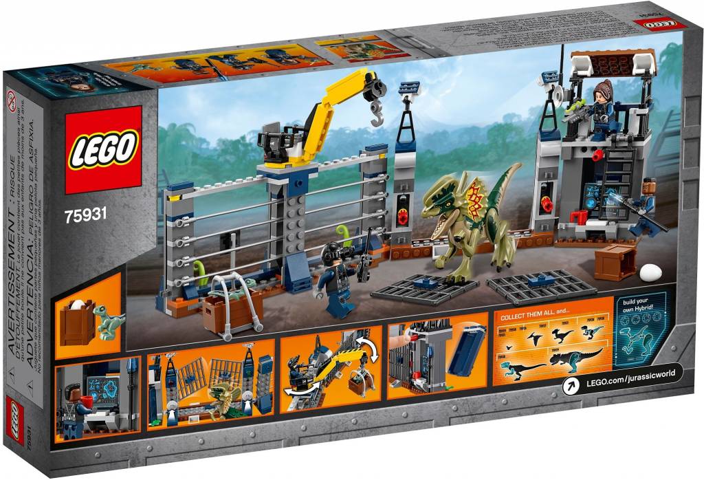 75931 Jurassic World Aanval op de uitkijktoren van Dilophosaurus