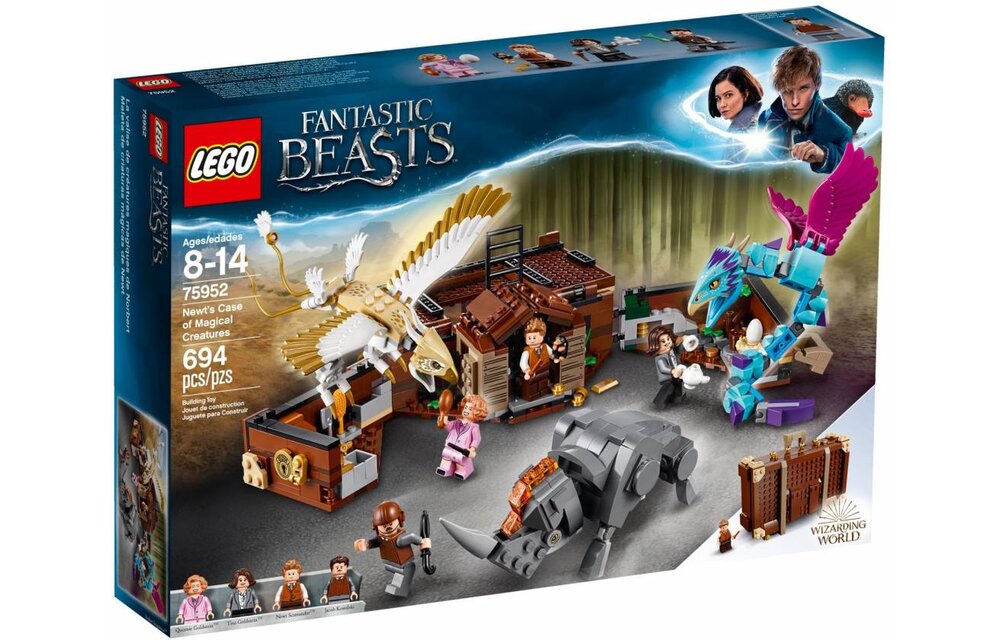 75952 Fantastic Beasts Newt's Koffer met Magische Wezens