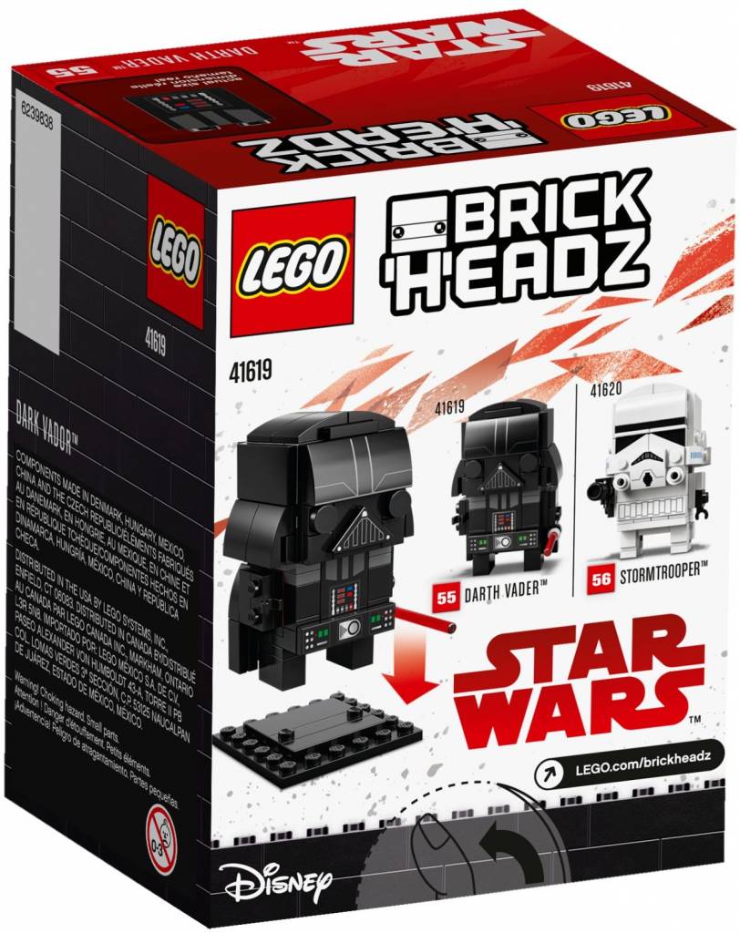 41619 BrickHeadz Darth Vader