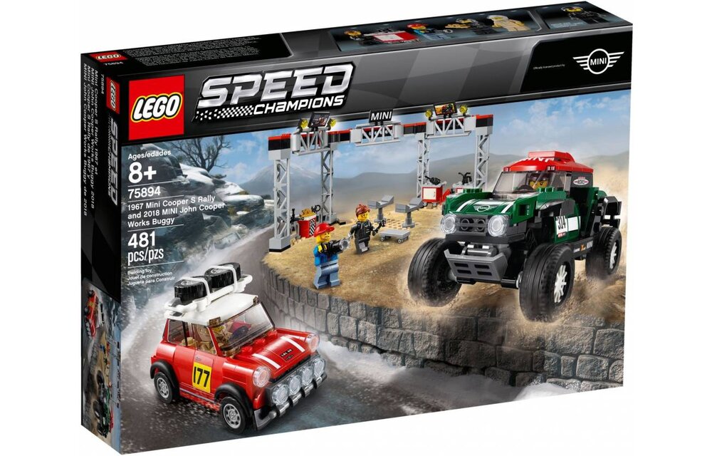75894 Speed Champions 1967 Mini Cooper S Rally en 2018 MINI John Cooper Works Buggy