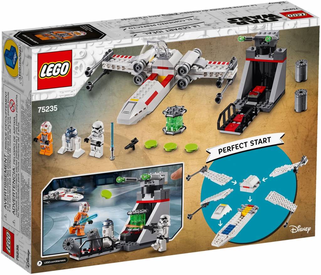 75235 Star Wars X-Wing Starfighter Trench Run