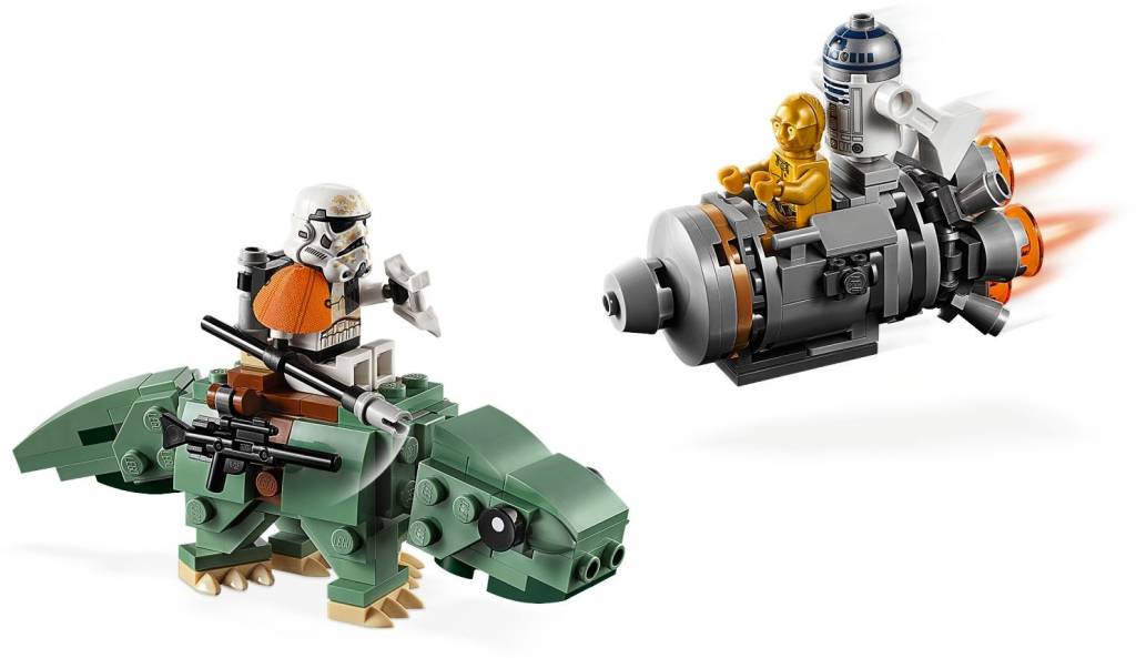75228 Star Wars Escape Pod vs. Dewback Microfighters