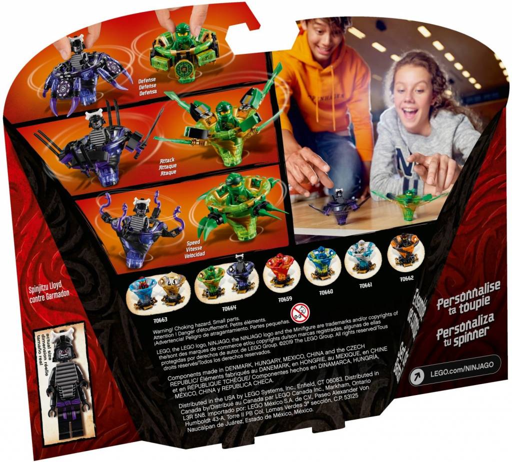 70664 Ninjago Spinjitzu Lloyd vs Garmadon