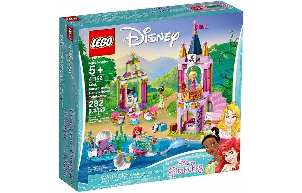 41162 Disney Princess Ariels Aurora`s en Tiana`s koninklijke viering