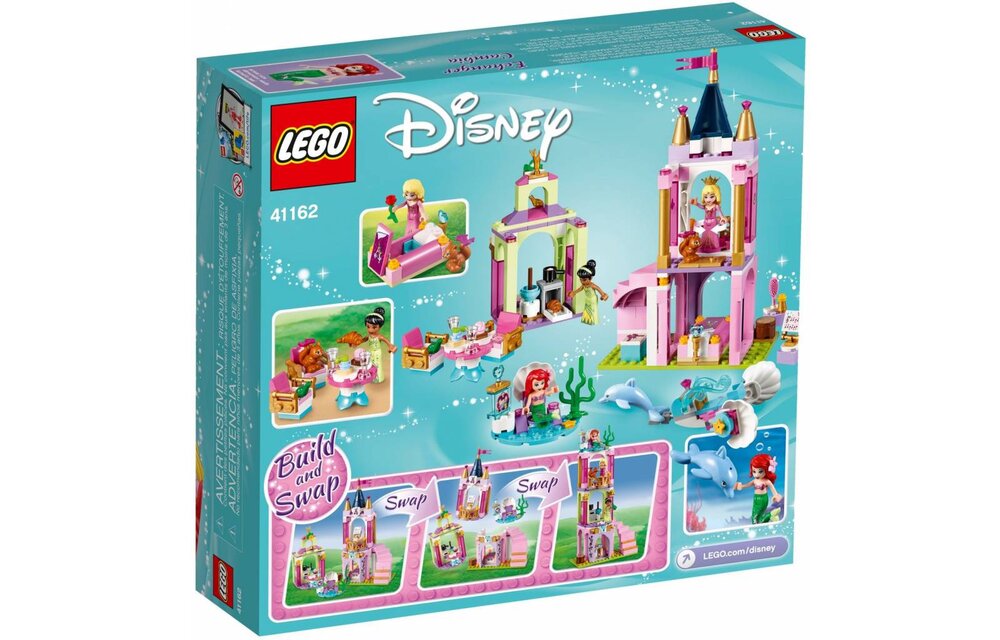 41162 Disney Princess Ariels Aurora`s en Tiana`s koninklijke viering
