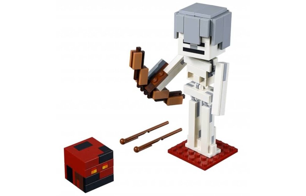 21150 Minecraft BigFig skelet met magmakubus