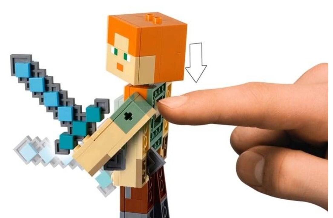 21149 Minecraft BigFig Alex met kip