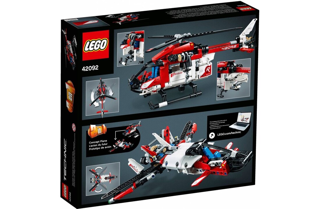 42092 Technic Reddingshelikopter