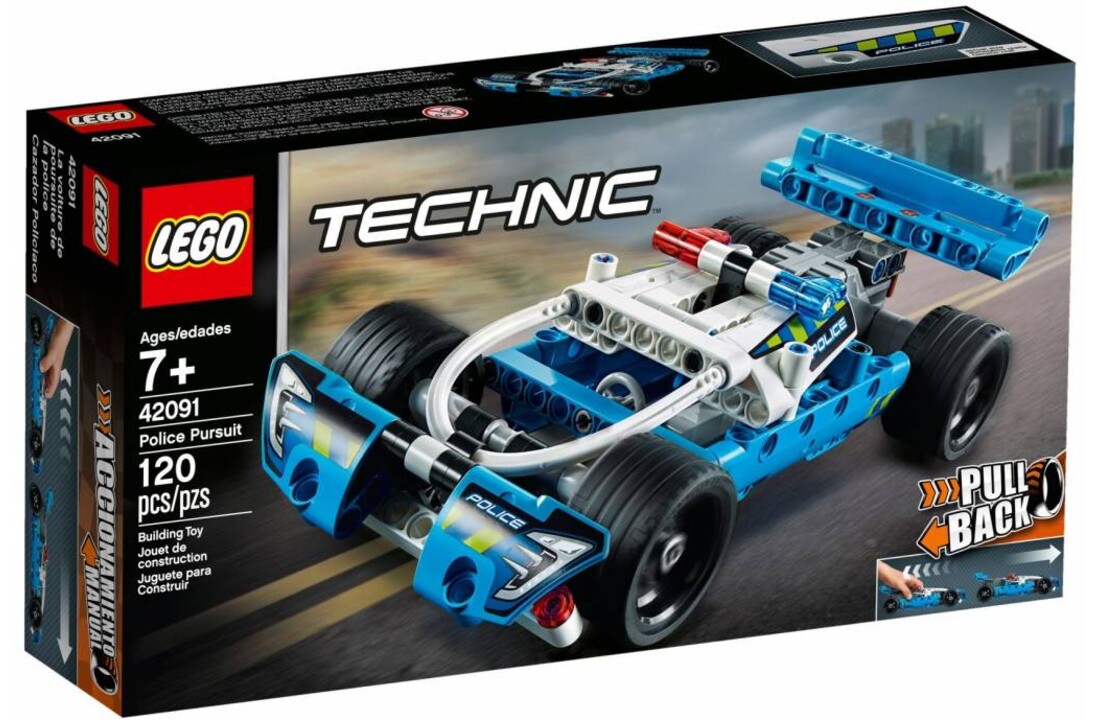 42091 Technic Politie achtervolging
