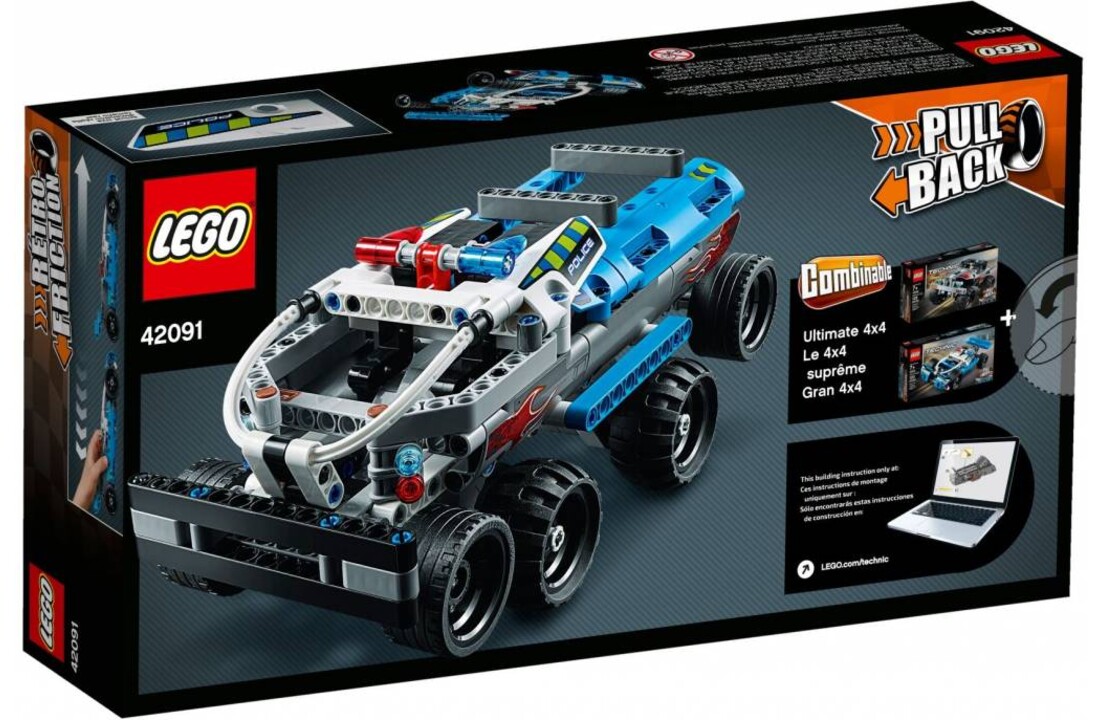 42091 Technic Politie achtervolging