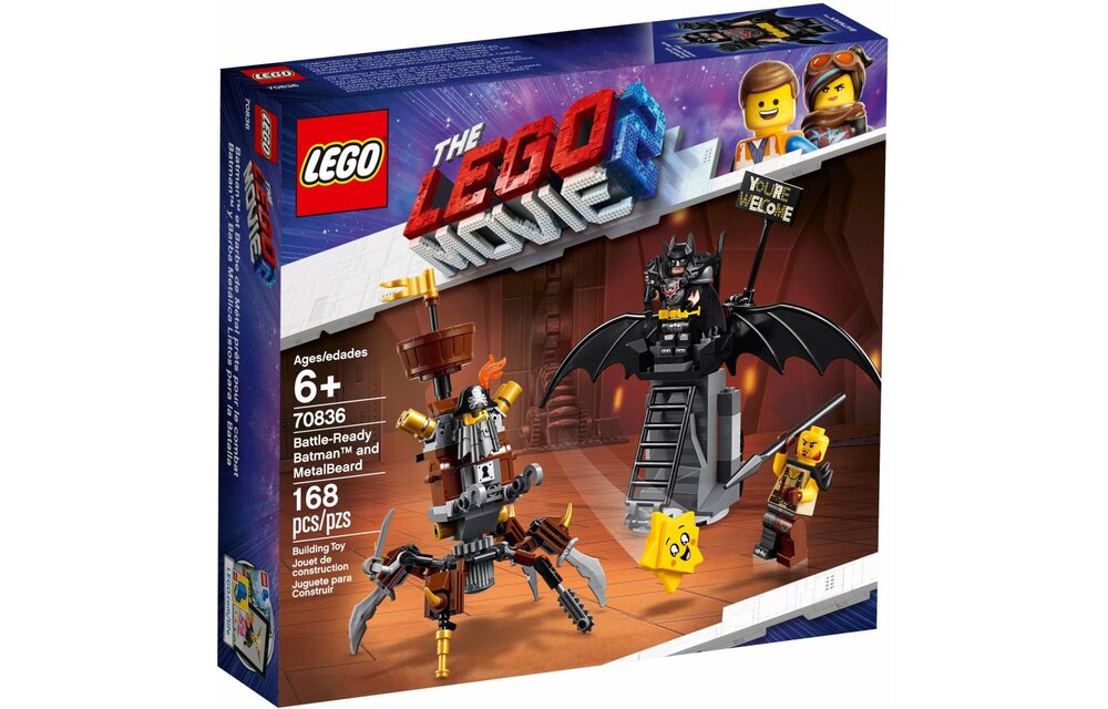 70836 The Movie Battle-Ready Batman en MetaalBaard