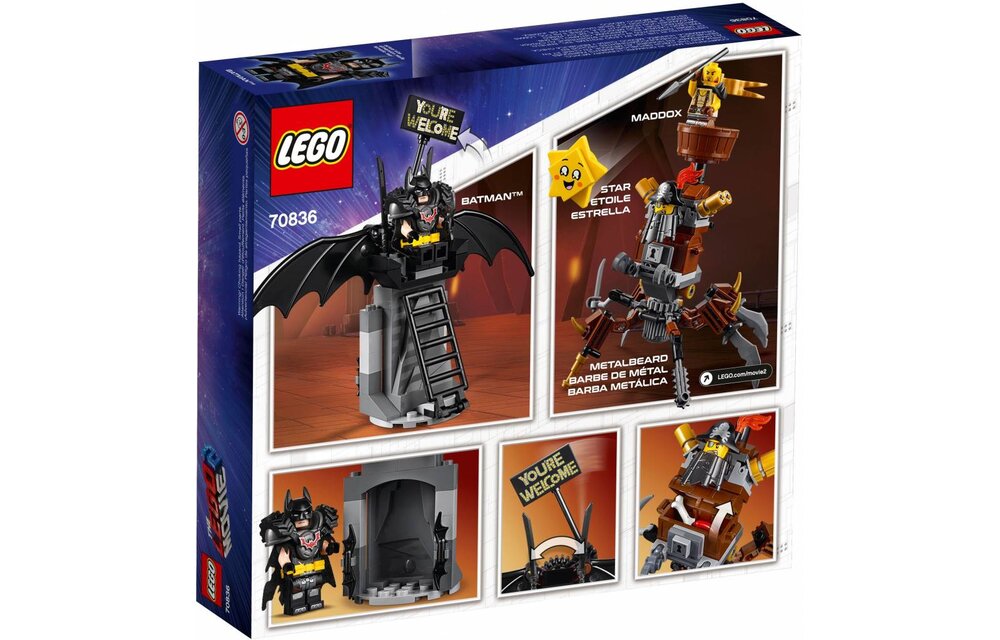 70836 The Movie Battle-Ready Batman en MetaalBaard