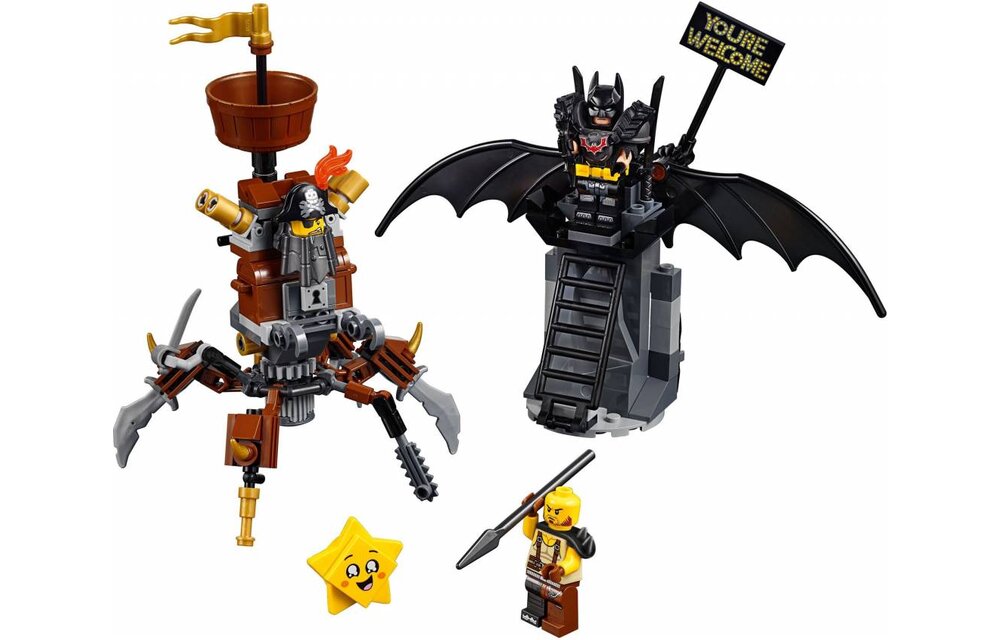 70836 The Movie Battle-Ready Batman en MetaalBaard