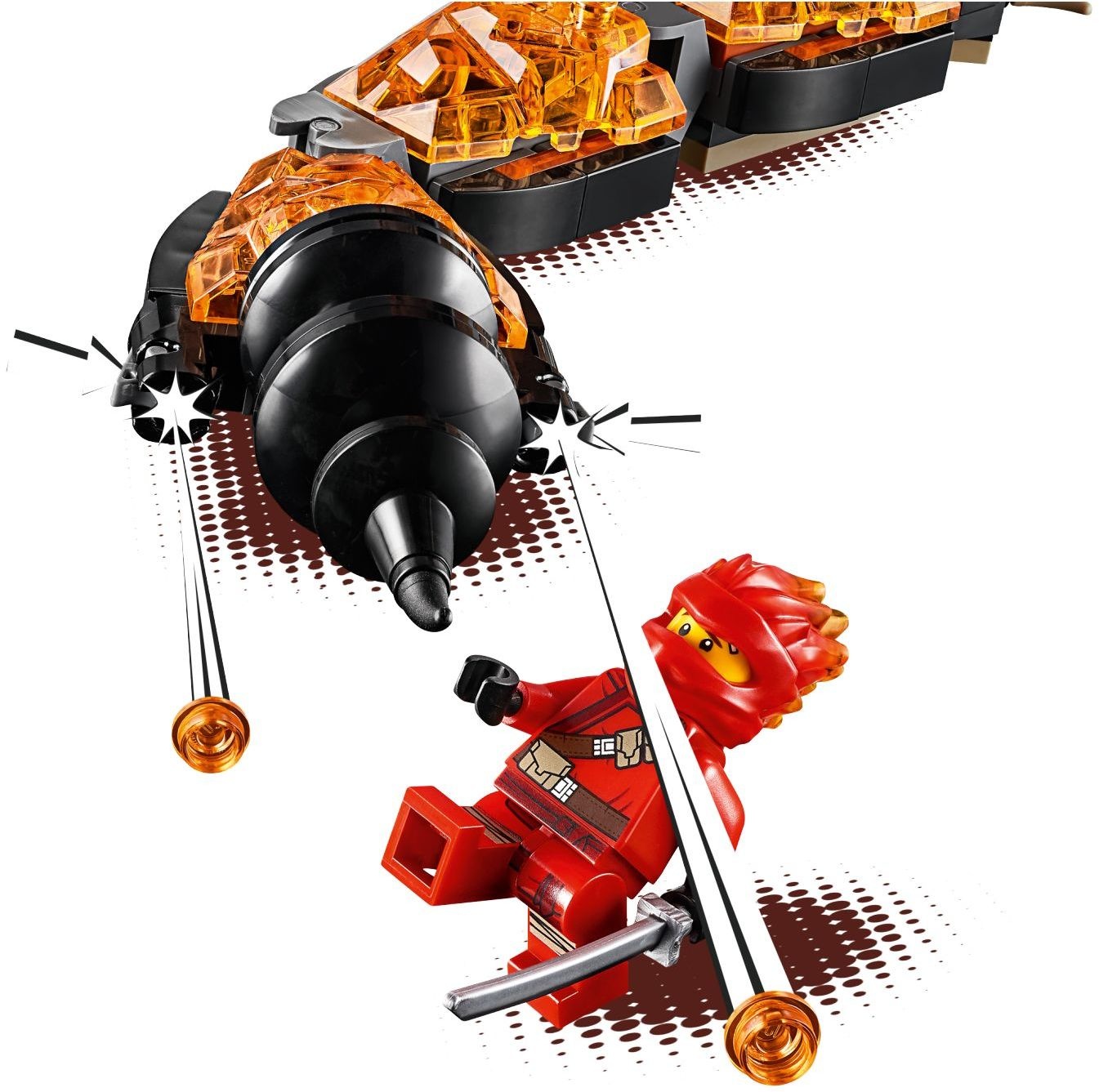 70674 Ninjago Vuurtand
