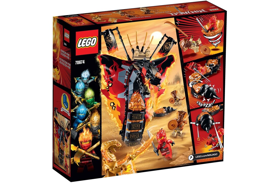 70674 Ninjago Vuurtand