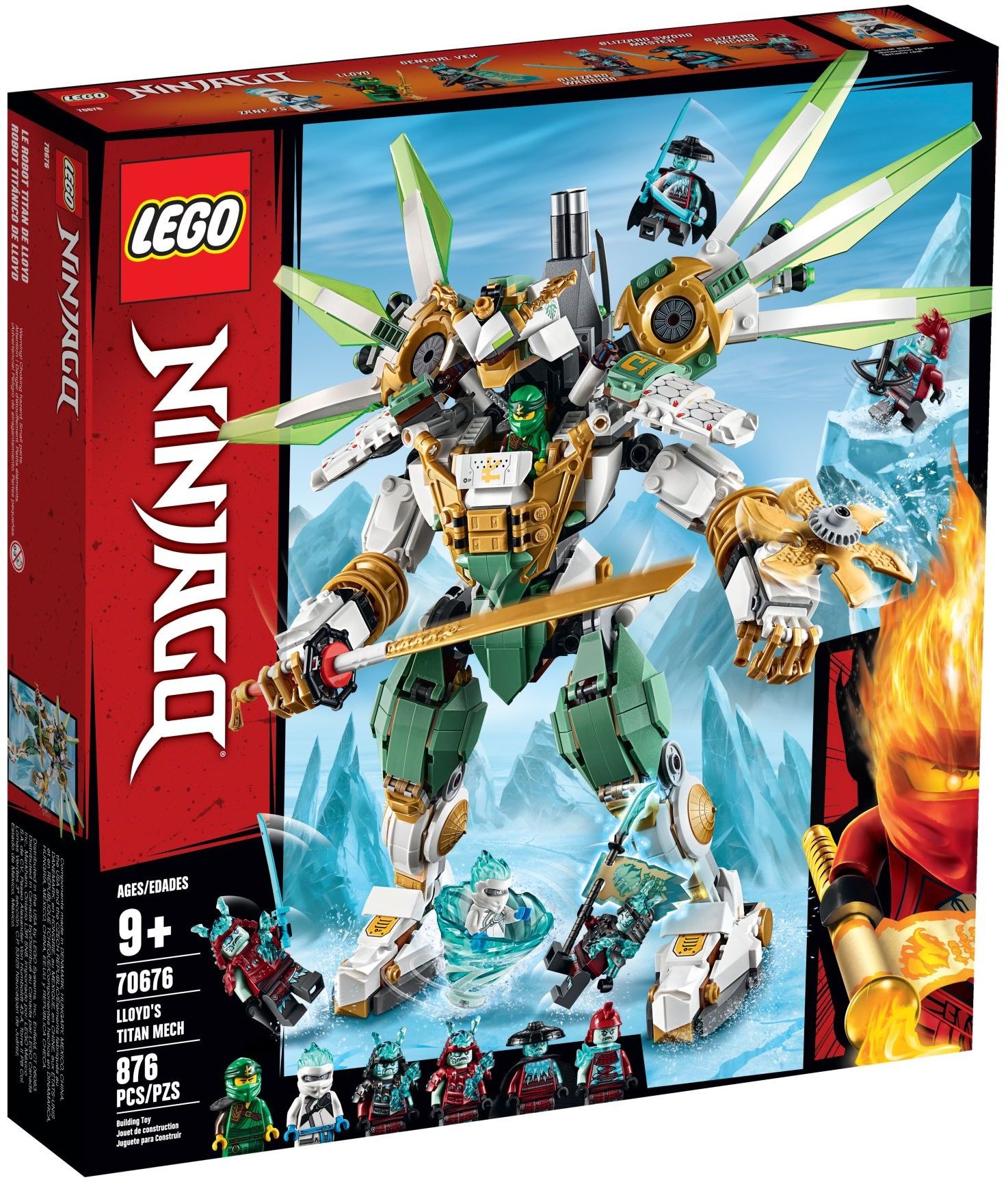 70676 Ninjago Titanium Mecha van Lloyd