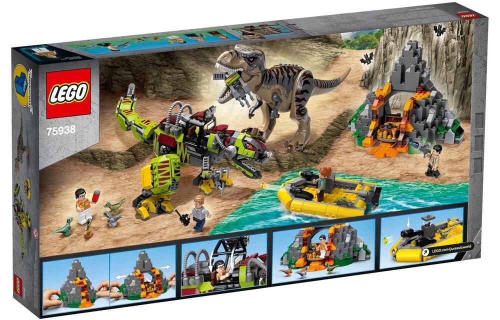 75938 Jurassic World T. Rex vs. Dinomecha gevecht