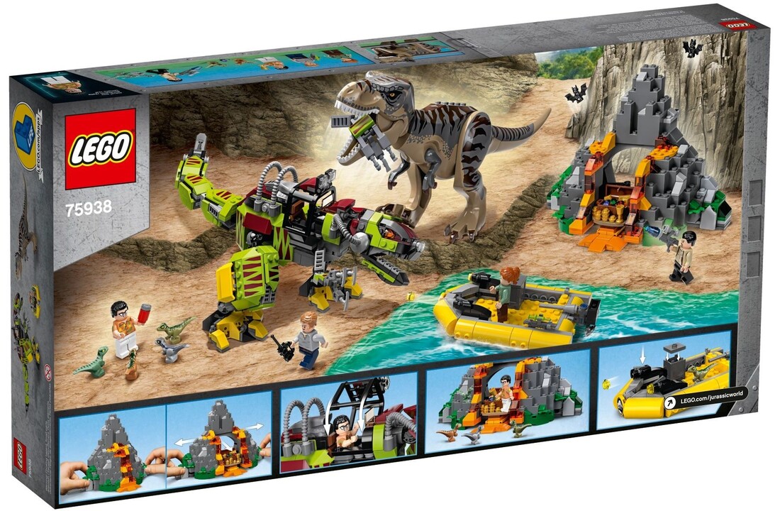 75938 Jurassic World T. Rex vs. Dinomecha gevecht